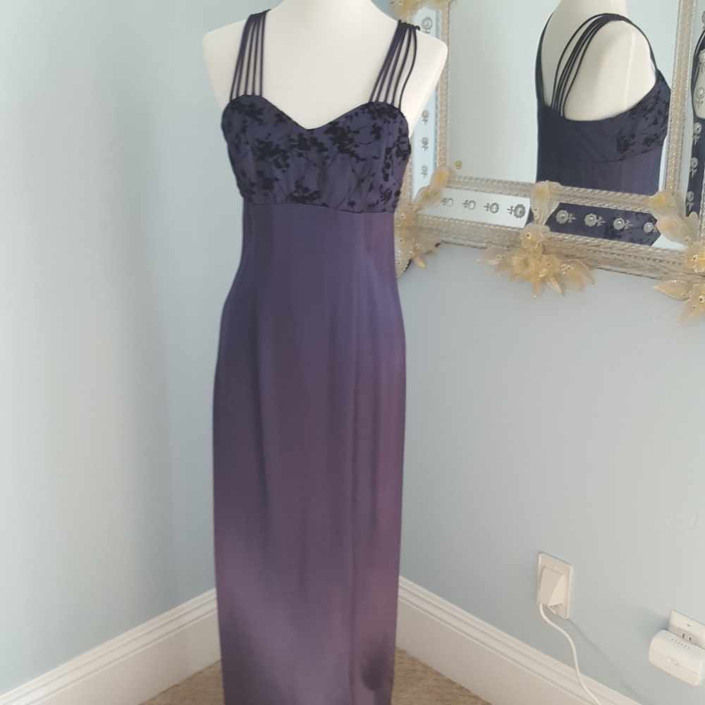 All That Jazz Blue Formal Prom Dress Size 9/10